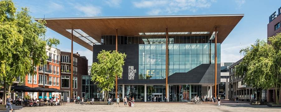 Het Fries Museum - het museum van Friesland, in Leeuwarden