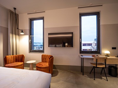 Spacious and luxerious Junior Suite with stunning view in Notiz Hotel Leeuwarden